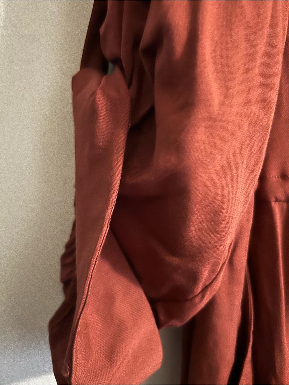 Torrid Rust Zip-Front Long Dress - Picture 8 of 9